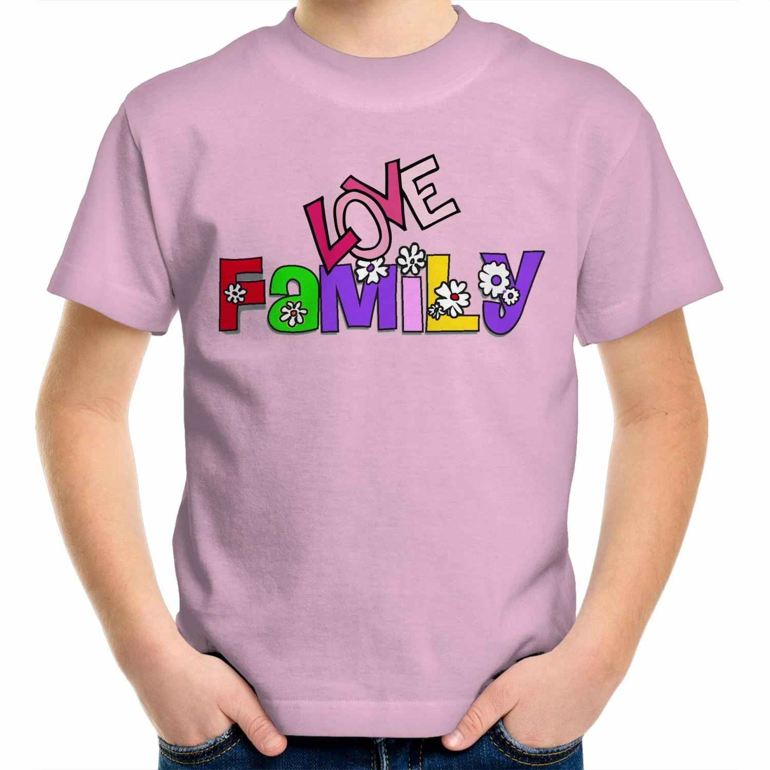 Lana-Rose Fashion Love Family - AS Colour Kids Youth Crew T-Shirt - 4 Colours - Online O 3 Lana-Rose Fashion Love Family - AS Colour Kids Youth Crew T-Shirt - 4 Colours - Online O - Image 3