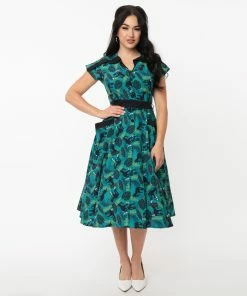 Unique-Vintage X Jurassic Park T-Rex Tropical Print Hedda Swing Dress 9 Unique-Vintage X Jurassic Park T-Rex Tropical Print Hedda Swing Dress -Hot Sale Dresses Shop 137723 4 2048x2048 1060f9fd d8ea 489a 947f d3dc41fb3243