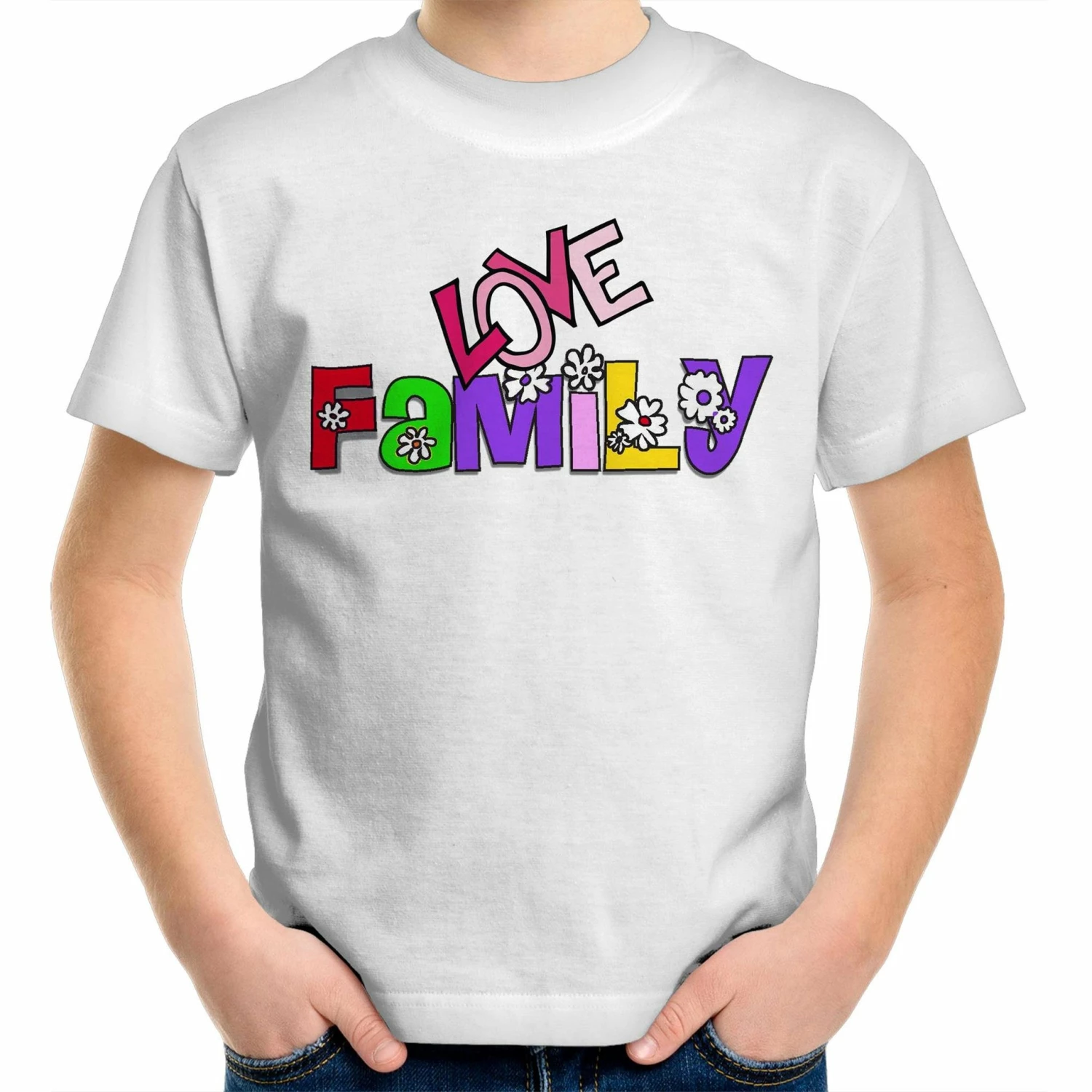 Lana-Rose Fashion Love Family - AS Colour Kids Youth Crew T-Shirt - 4 Colours - Online O 1 Lana-Rose Fashion Love Family - AS Colour Kids Youth Crew T-Shirt - 4 Colours - Online O