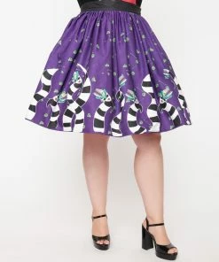Unique-Vintage X Beetlejuice Sandworm Soiree Gella Swing Skirt - Only -Hot Sale Dresses Shop 142792 2 1024x1024 4067fda6 a3fe 4b76 b2b3 ef688d13cb88