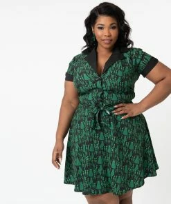 Unique-Vintage X Alien Invasion Print Briella Flare Skirt -Hot Sale Dresses Shop 147882 k1400 1 2048x2048 05326f33 2565 4b67 82aa 50877b813520