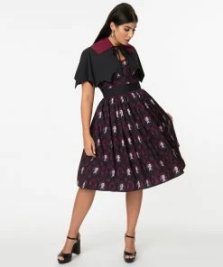 Universal Monsters X Unique Vintage Unique-Vintage X Universal Monsters Dracula Portrait Draculette Swing