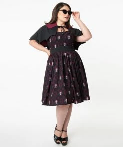 Universal Monsters X Unique Vintage Unique-Vintage X Universal Monsters Dracula Portrait Draculette Swing -Hot Sale Dresses Shop 148559 k1395 1 2048x2048 729a49e5 8ea1 49b3 89ba 631977e9a025