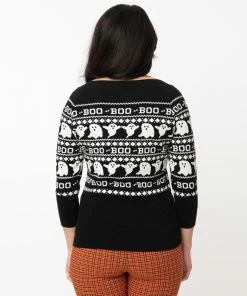 Unique-Vintage Haunted Ghosts Fair Isle Annaleigh Sweater - Only Small -Hot Sale Dresses Shop 149219 2 1024x1024 e272f78c 7458 4191 8e8d 12ad5bbee936