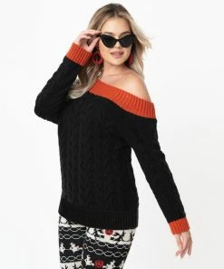 Unique-Vintage Unique Vintage Black & Burnt Orange Off Shoulder Allen Sweater 8 Unique-Vintage Unique Vintage Black & Burnt Orange Off Shoulder Allen Sweater -Hot Sale Dresses Shop 151905 K1419 4CC 1024x1024 4e9c72b3 26d0 474e 9a1c 4ff97ba3969c