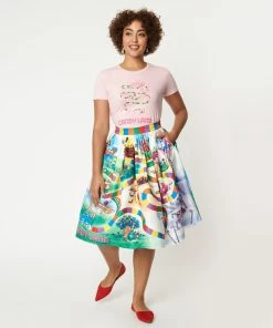 Unique-Vintage X Hasbro Unique Vintage X Hasbro - Candyland Board Print Swing Skirt - Only XSm -Hot Sale Dresses Shop 152029 K488P 1RS2 2048x2048 6b9c3f3e c25f 40ed a054 796f0c1e4701