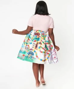 Unique-Vintage X Hasbro Unique Vintage X Hasbro - Candyland Board Print Swing Skirt - Only XSm -Hot Sale Dresses Shop 152035 K488P PL 3 2048x2048 ef36ed8f fea1 4081 aba4 28d01886503b