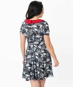Unique-Vintage X The Birds, Attack Print Margot Fit & Flare Dress - On -Hot Sale Dresses Shop 152177 3 1024x1024 80bb80a3 0b67 4351 8b27 fd5c5333cfb4