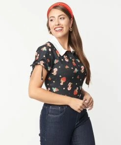 Unique-Vintage X Strawberry Shortcake Unique Vintage X Strawberry Shortcake Print Hope Top - Only XSmall & S