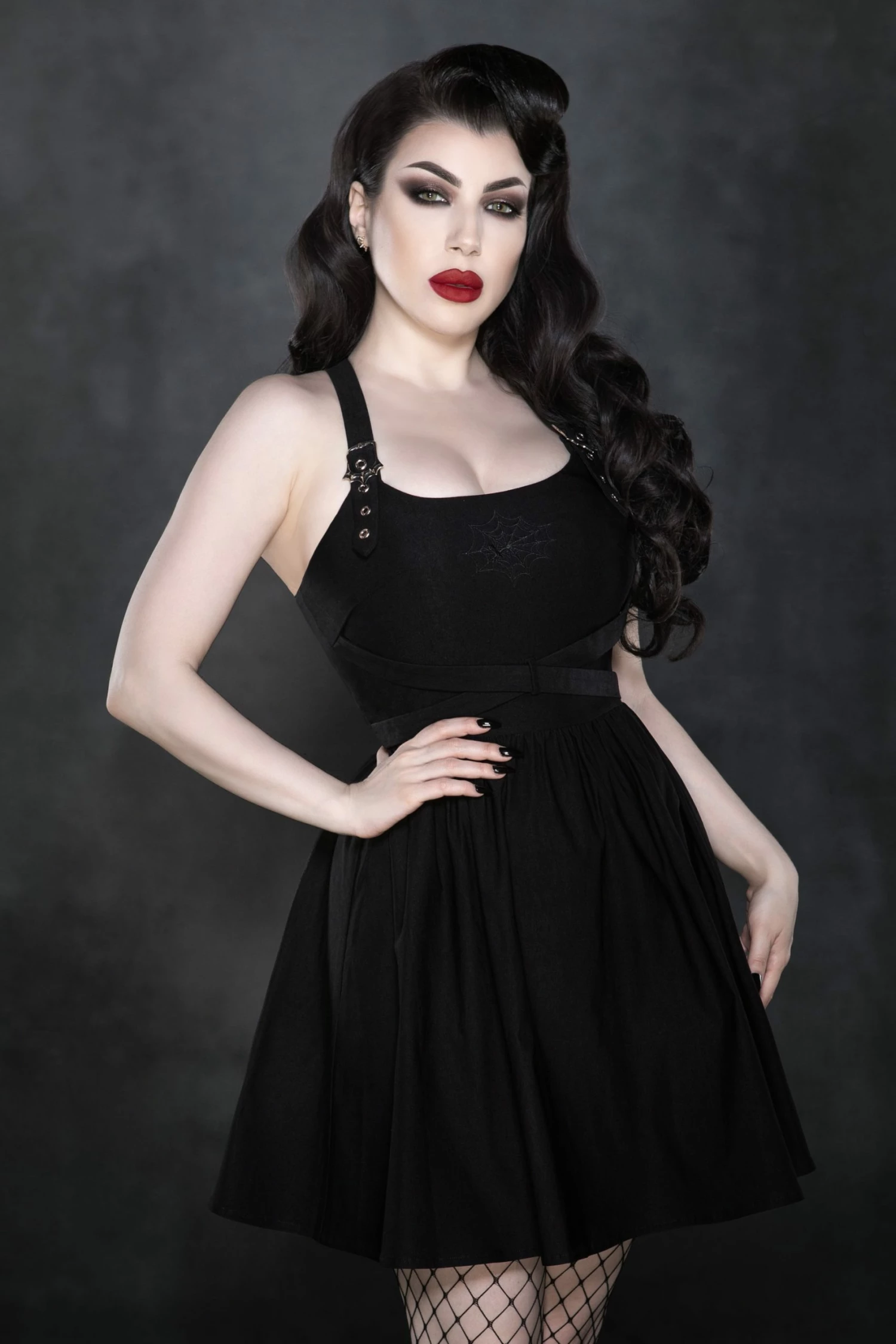 Katakomb By Kassandra Love - Webbed Skater Dress 1 Katakomb By Kassandra Love - Webbed Skater Dress