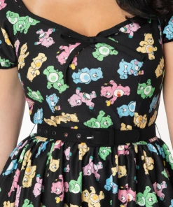 Unique-Vintage X Care Bears Unique Vintage X Care Bears Playtime Print Hannah Dress - Only Xsmall -Hot Sale Dresses Shop CAREBEARShannahdress1
