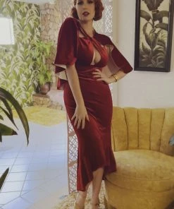 Elle Rebel Chateau Dress In Red - Hollywoodland 5 Elle Rebel Chateau Dress In Red - Hollywoodland -Hot Sale Dresses Shop Chateau2