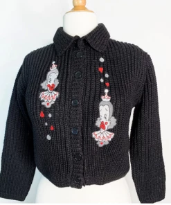 Mischief Made - Dear Clown Sweater In Black - Only Medium Left