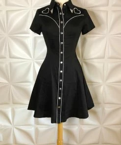 Outlaw Dress - Rebel Love Clothing - Black - Only XSmalL & Small Left -Hot Sale Dresses Shop IMG 2498 1800x1800 51b30151 624e 4a23 baee 61767f9c2358