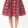 Unique-Vintage X Hot Stuff Hot Stuff X UV Swing Skirt Hot Stuff Print