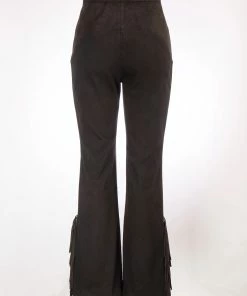 Elle Rebel Rockin Rodeo Front Lace Chaps Style Jeans - Black - Rebel Love -Hot Sale Dresses Shop RockinRodeopant3