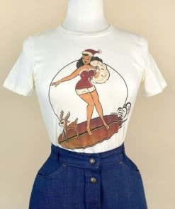 Mischief Made - Santa's Surf Girl - Ivory