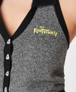 Smak Parlour X Flintstones Black & White Bedrock Sweater -Hot Sale Dresses Shop Sweethaven2