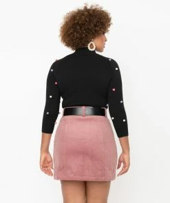 Unique-Vintage Black Alpaca Pom Poms Autumn Sweater -Hot Sale Dresses Shop alpaca3