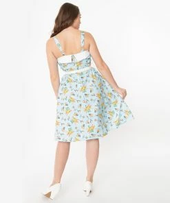 Unique-Vintage X I Love Lucy I Love Lucy X Unique Vintage Club Babalu Rachel Swing Dress - Only Sma -Hot Sale Dresses Shop babaludress2