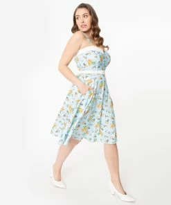 Unique-Vintage X I Love Lucy I Love Lucy X Unique Vintage Club Babalu Rachel Swing Dress - Only Sma -Hot Sale Dresses Shop babaludress4