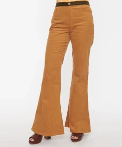 Smak Parlour X Scooby Doo Brown Corduroy Flare Pants -Hot Sale Dresses Shop corduroybrownpant3