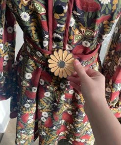 Katakomb By Kassandra Love With Hilary Jane - Dakota Dress - Brown Flo -Hot Sale Dresses Shop dakotadark1