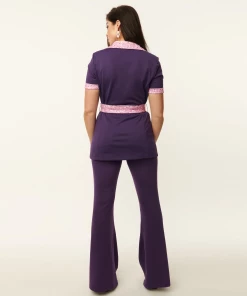 Smak Parlour X Scooby Doo Purple Flare Pants -Hot Sale Dresses Shop daphnepurpleflarepants4