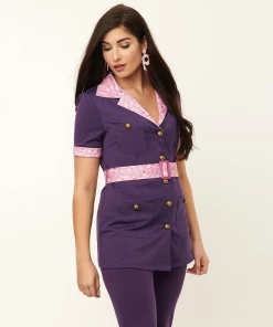 Smak Parlour X Scooby Doo Purple Daphne Tunic -Hot Sale Dresses Shop daphnetunic5