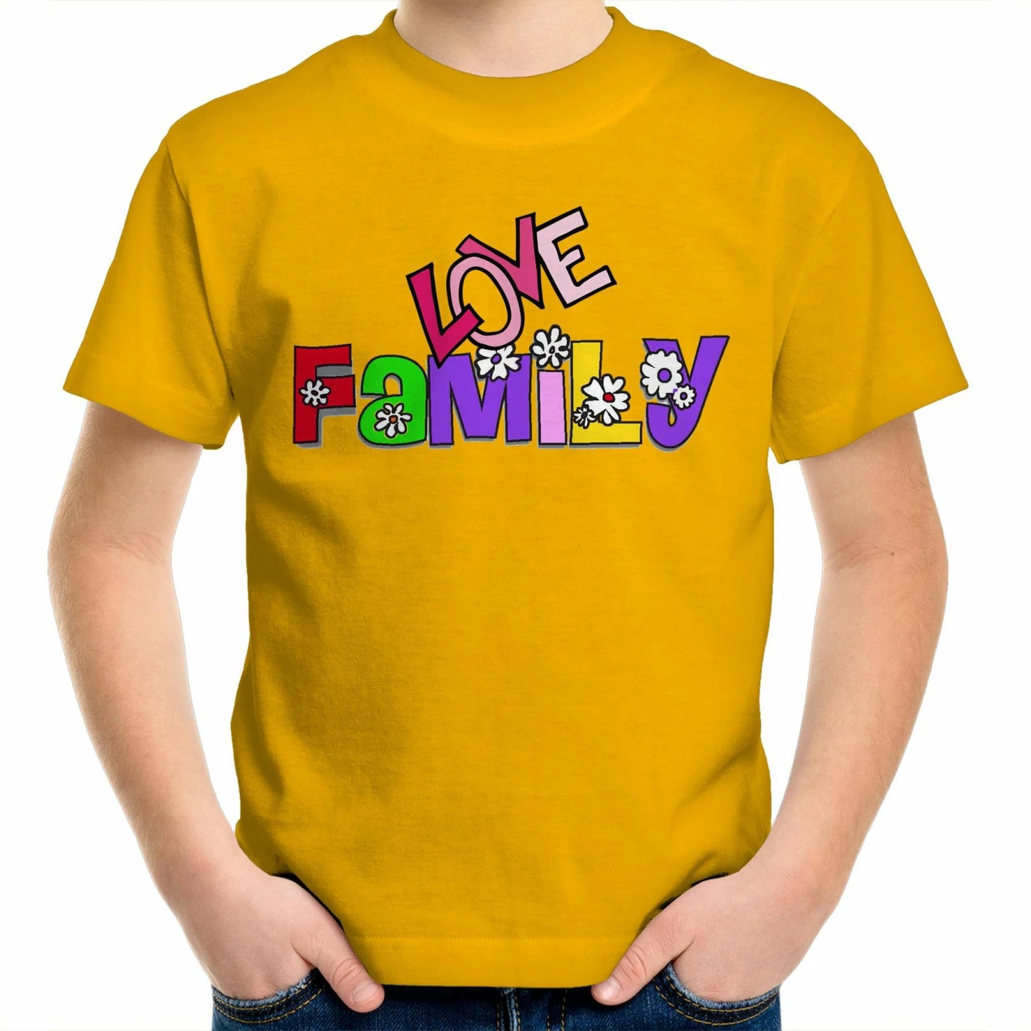 Lana-Rose Fashion Love Family - AS Colour Kids Youth Crew T-Shirt - 4 Colours - Online O 4 Lana-Rose Fashion Love Family - AS Colour Kids Youth Crew T-Shirt - 4 Colours - Online O - Image 4