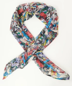 Unique-Vintage X DC Unique Vintage X DC Comics Women Of DC Printed Hair Scarf