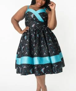 Unique-Vintage X The Jetsons Unique Vintage X Jetsons X Purple Jane Halter Swing Dress -Hot Sale Dresses Shop dress3