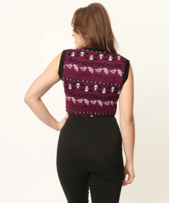 Unique Vintage X Corpse Bride Flying Skulls Fair Isle Sweater 7 Unique Vintage X Corpse Bride Flying Skulls Fair Isle Sweater -Hot Sale Dresses Shop fairislesweater2