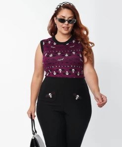 Unique Vintage X Corpse Bride Flying Skulls Fair Isle Sweater 9 Unique Vintage X Corpse Bride Flying Skulls Fair Isle Sweater -Hot Sale Dresses Shop fairislesweater4