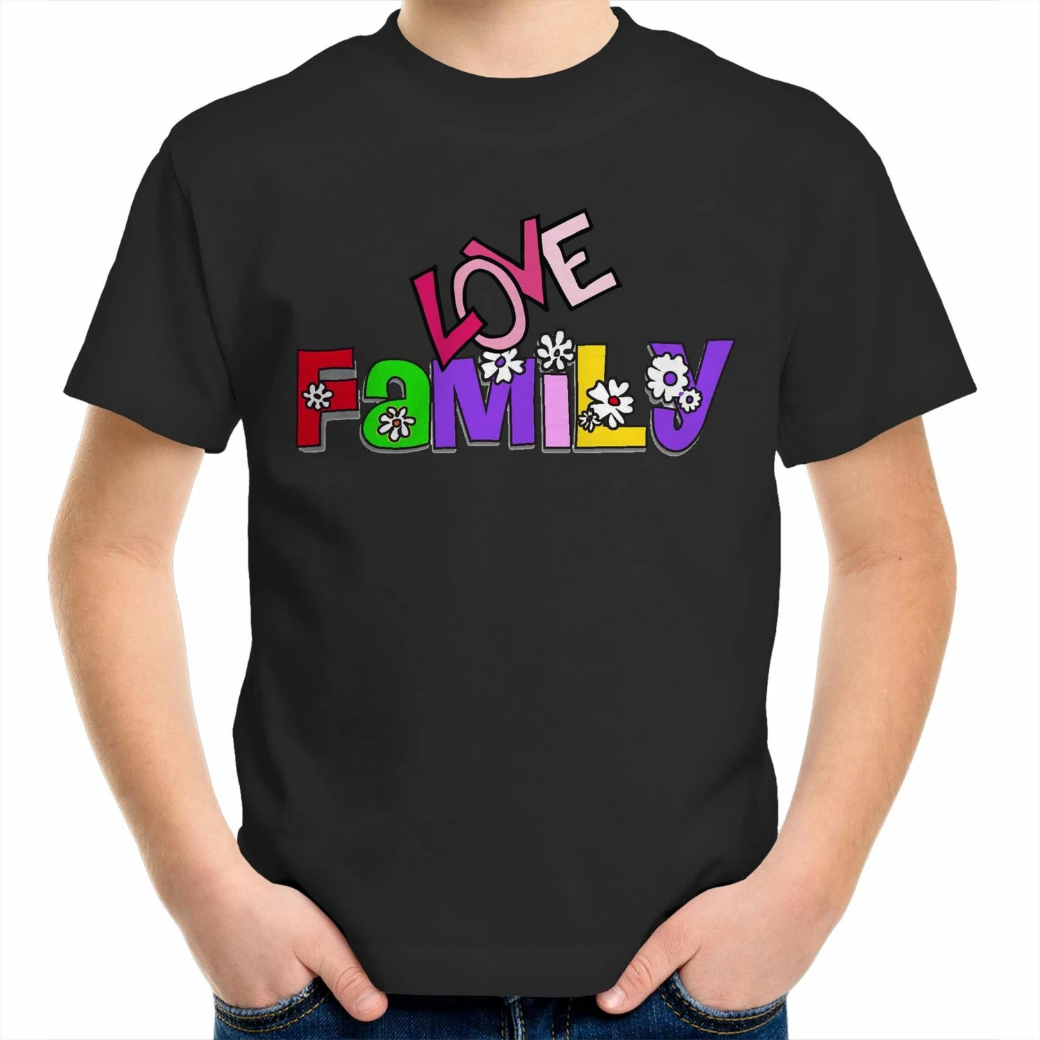 Lana-Rose Fashion Love Family - AS Colour Kids Youth Crew T-Shirt - 4 Colours - Online O 2 Lana-Rose Fashion Love Family - AS Colour Kids Youth Crew T-Shirt - 4 Colours - Online O - Image 2