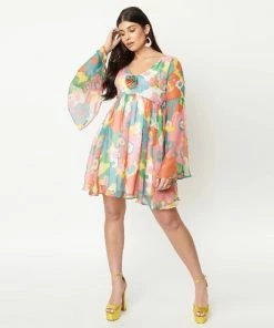 Unique-Vintage X Barbie Unique Vintage X Barbie Flower Wower Babydoll Dress - Only XSmall & Sm 7 Unique-Vintage X Barbie Unique Vintage X Barbie Flower Wower Babydoll Dress - Only XSmall & Sm -Hot Sale Dresses Shop flowerwowerbabydoll