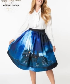 Unique-Vintage X Harry Potter Unique Vintage X Harry Potter Skirt Hogwarts Castle - Only XSmall Left