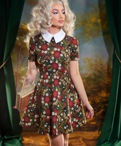 Katakomb By Kassandra Love With Hilary Jane - Jane Dress - Dark Floral