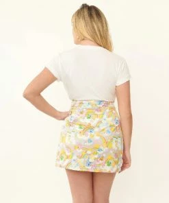 Unique-Vintage X Care Bears Unique Vintage X Care Bears Kingdom Of Caring Print Change Of Heart Mi -Hot Sale Dresses Shop knigdomofcaringminiskirt3