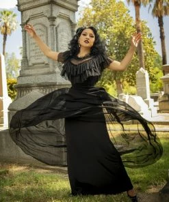 Wax Poetic Clothing Mina Dress In Black - Wax Poetic - Only Large & XLarge Left