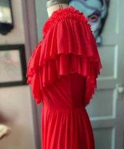 Wax Poetic Clothing Mina Dress In Red -Wax Poetic - Only Sizes XSmall Left -Hot Sale Dresses Shop minaRed3