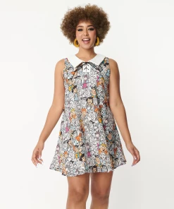 Smak Parlour X Flintstones Character Print Mini Dress