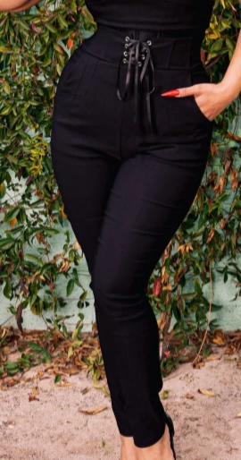 Palermo Corset PANTS In Black - Elle Rebel, Rebel Love - Preorder 1 Palermo Corset PANTS In Black - Elle Rebel, Rebel Love - Preorder