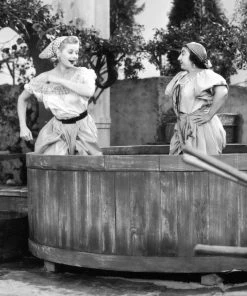 Unique-Vintage X I Love Lucy I Love Lucy X Unique Vintage Deep Pink Vineyard Pant - Only Sizes 1XLa -Hot Sale Dresses Shop pinkvinyardpants3